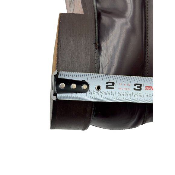 Coach Mens 12D Carson Slip-On Loafers Classic Dress Shoes Brown Leather Italy - Picture 10 of 16